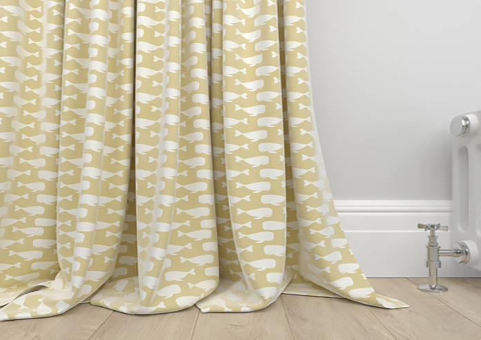 Whaling Around, Amber - Made to Measure Curtains - Image 6